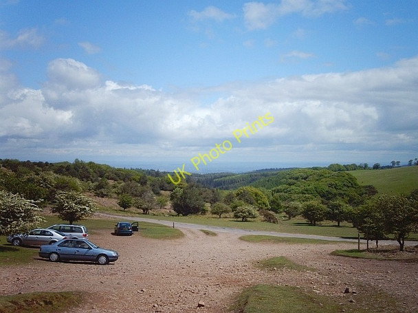 Photo 6"x4" Crowcombe Gate car park Triscombe c2007