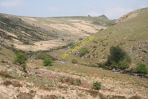 Photo 6"x4" Mary Tavy: towards Tavy Cleave Horndon c2011