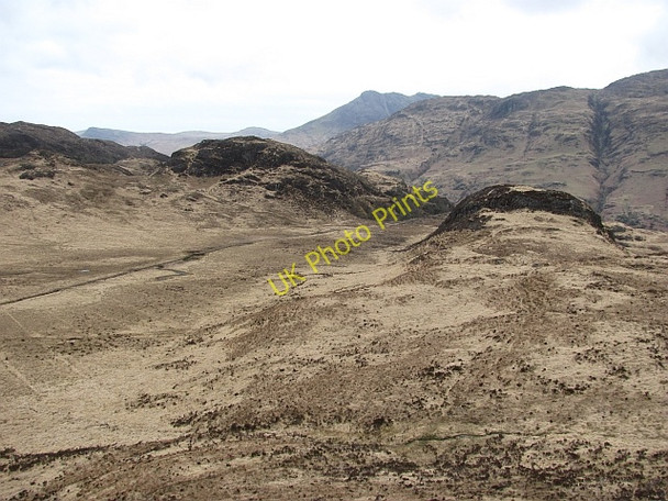 Photo 6"x4" Ridge above Gleann Beag Allt a' Bhacain-sheilich c2011