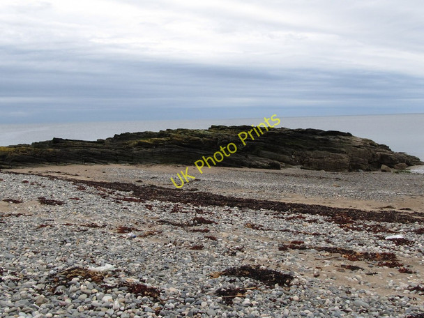 Photo 6"x4" The tombolo linking Black Rock to the coast Ballymartin c2011