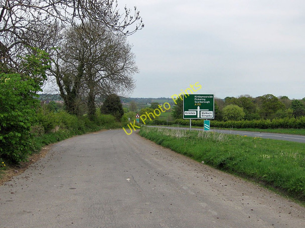 Photo 6"x4" Layby on the A170 Welburn\/SE6884 c2011