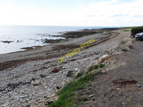 Photo 6"x4" View south along the beach in the direction of Murphy's Point Annalong c2011