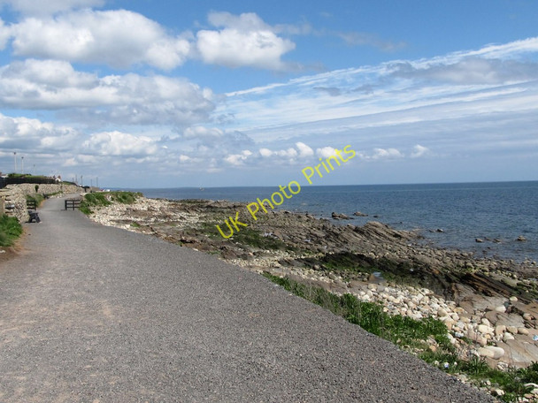 Photo 6"x4" The shoreline south of Annalong Harbour Annalong c2011