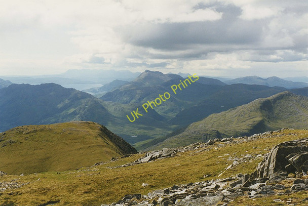 Photo 6"x4" View over the Kinlochhourn Forest Kinloch Hourn c1997