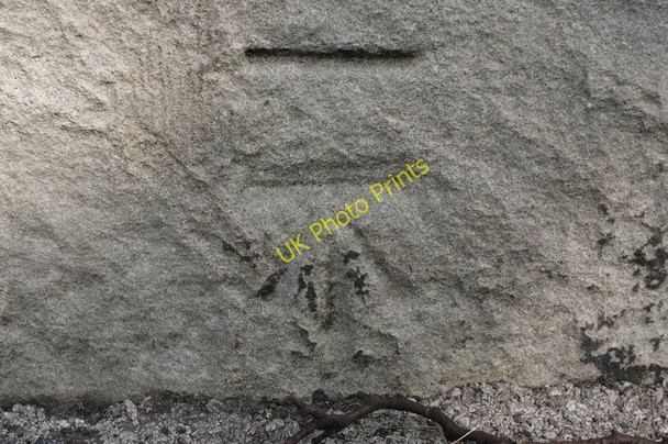 Photo 6"x4" Cut Bench Mark, St John's Well Harrogate c2011