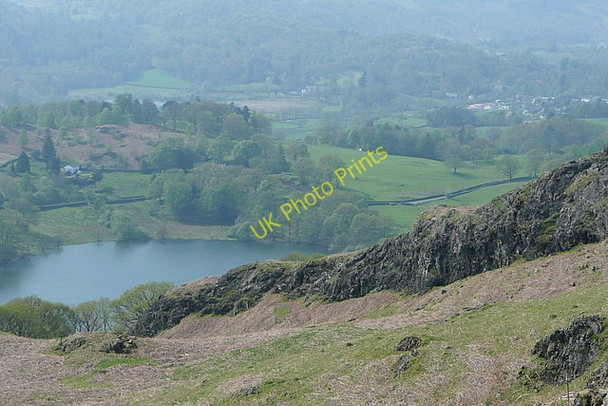 Photo 6"x4" Loughrigg Tarn Skelwith Bridge c2011