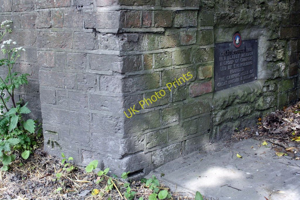 Photo 6"x4" Benchmark on parapet  of bridge on Ickleton Road Wantage c2011