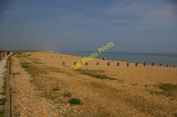 Photo 6"x4" Pett Beach, looking northeast Cliff End\/TQ8813 c2011