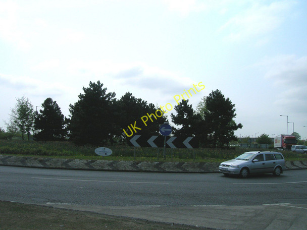 Photo 6"x4" Roundabout on the A1237 Clifton Moor c2011