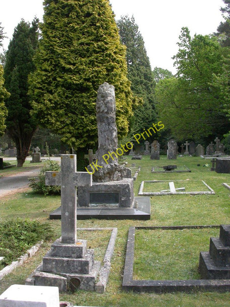 Photo 6"x4" Broadstone Cemetery, Wallace Memorial Broadstone\/SZ0095 c2011