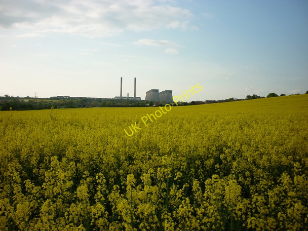 Photo 6"x4" Looking towards Ferrybridge Power Station Knottingley c2011