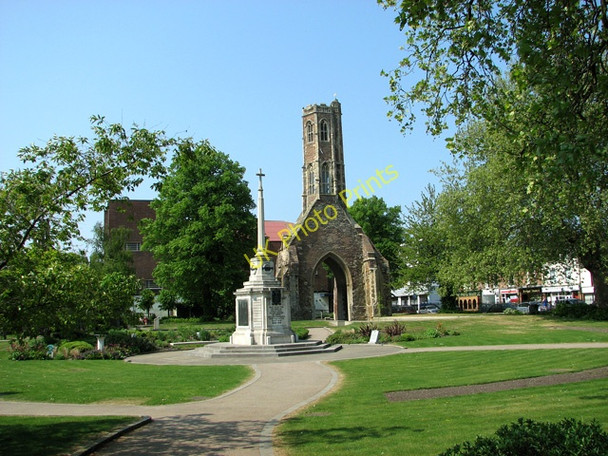 Photo 6"x4" Tower Gardens, King's Lynn King's Lynn c2011