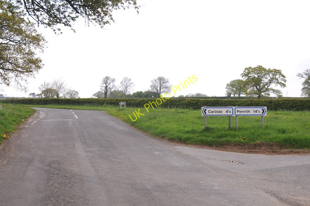 Photo 6"x4" Road junction near Stone Raise Stone Raise\/NY4049 c2011