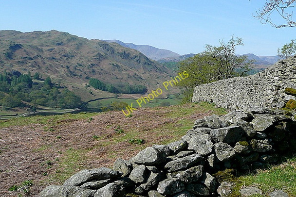 Photo 6"x4" Pausing on the climb of Nab Scar Ambleside c2011