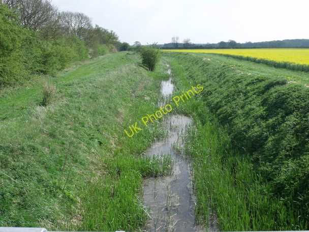 Photo 6"x4" Drainage ditch from Occupation Bridge, South Carlton North Carlton\/SK9477 c2011