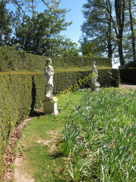 Photo 6"x4" Statues at Hole Park Beacon Hill\/TQ8232 c2011