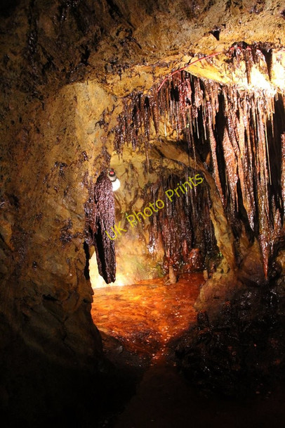 Photo 6"x4" Stalactites, Sygun Copper Mine, Beddgelert, Gwynedd Beddgelert c2011 P2