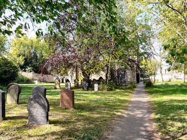 Photo 6"x4" St James' graveyard Droylsden c2011