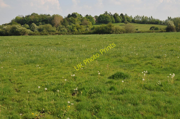 Photo 6"x4" View to Hailstone Hill Cricklade c2011