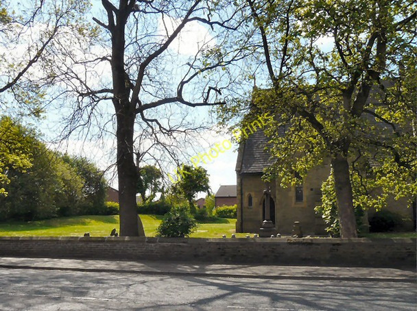 Photo 6"x4" Christ Church churchyard Denton\/SJ9295 c2011