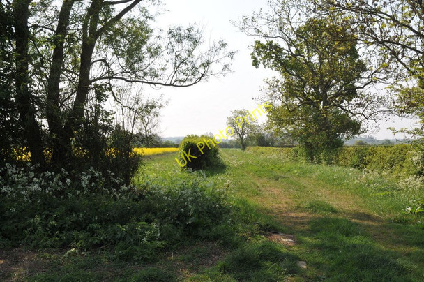 Photo 6"x4" Green Lane near Blackford Farm Castle Eaton c2011