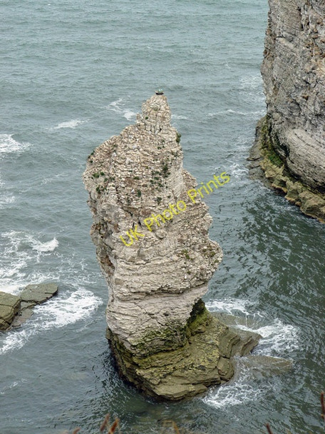 Photo 6"x4" Queen Rock, Flamborough Head North Landing c2002