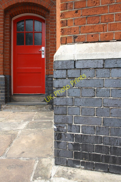 Photo 6"x4" Benchmark on the Fire Station, Southwark Bridge Road London c2011
