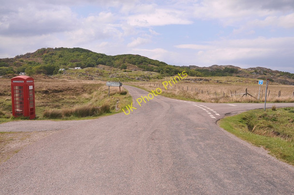 Photo 6"x4" Road junction near Newton of Ardtoe Newton of Ardtoe c2011
