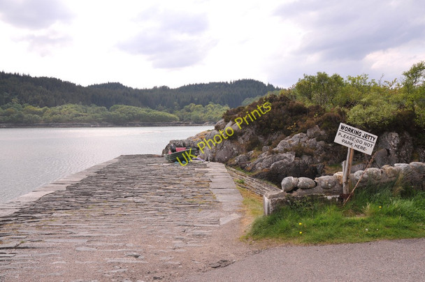 Photo 6"x4" Jetty on Kentra Bay Ardtoe c2011