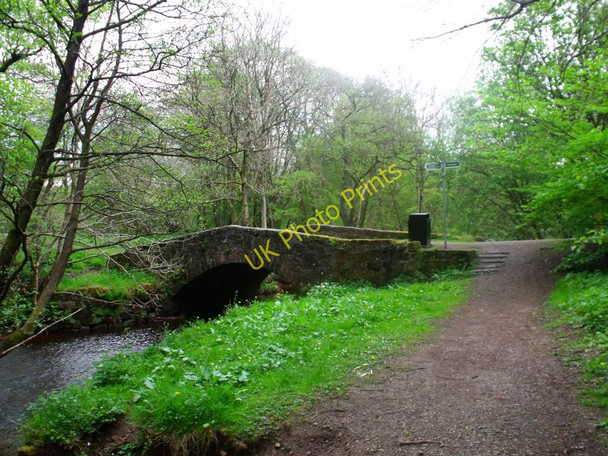 Photo 6"x4" Milngavie, Allander Water Milngavie c2011