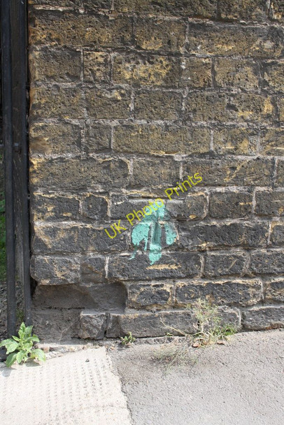 Photo 6"x4" Benchmark on Grade II listed warehouse #55 Great Suffolk Street London c2011