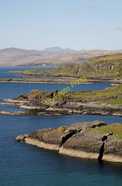 Photo 6"x4" The southern coastline of Kerrera Gylen Castle c2011