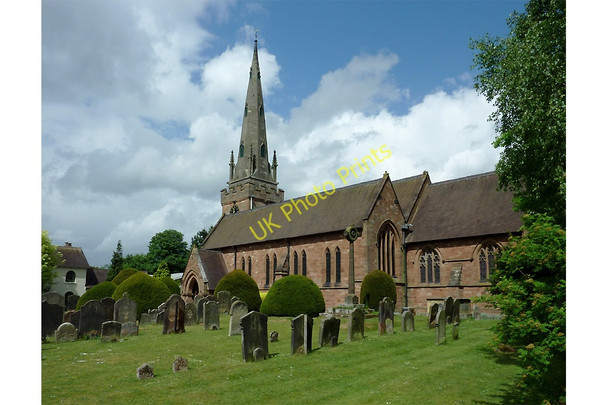 Photo 6"x4" St Benedict Biscop Church in Wombourne, Staffordshire Ounsdale c2011