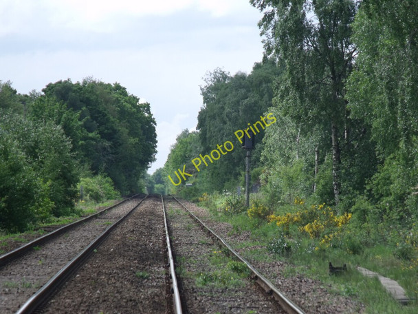 Photo 6"x4" Railway Line to Newark Lincoln c2011
