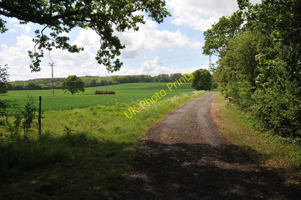 Photo 6"x4" Track at Cock Bevington Cock Bevington c2011