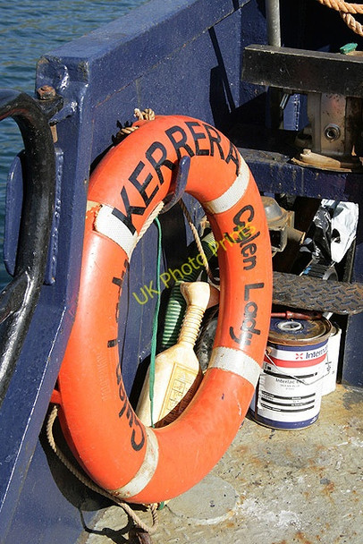 Photo 6"x4" Life saving equipment on the Kerrera ferry Pulpit Hill\/NM8529 c2011