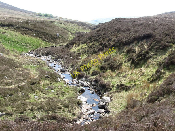 Photo 6"x4" Incised meander on the Spences River Annalong c2011