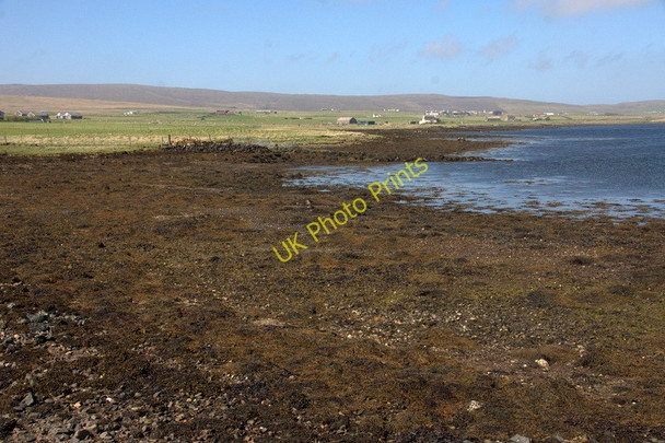 Photo 6"x4" Bay on the south side of Baltasound voe below Gerdie Baltasound c2011