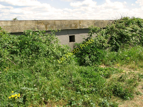 Photo 6"x4" Defence structure by the perimeter fence of Muckleburgh Collection Kelling c2011