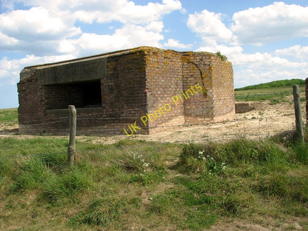 Photo 6"x4" Gun emplacement at Muckleburgh Collection Kelling c2011