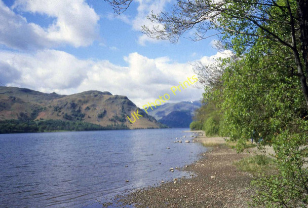 Photo 6"x4" Ullswater shoreline at Dobbin Wood Martindale c1995