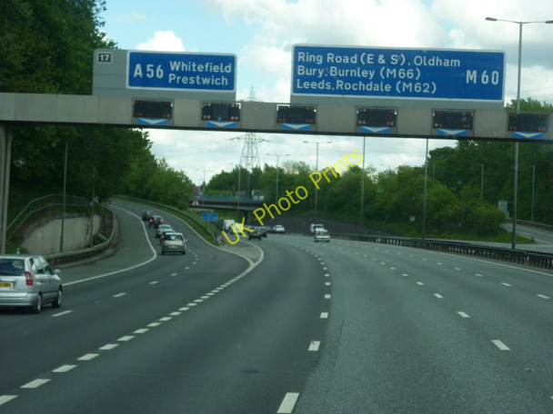 Photo 6"x4" Junction 17, M60 clockwise Prestwich c2011