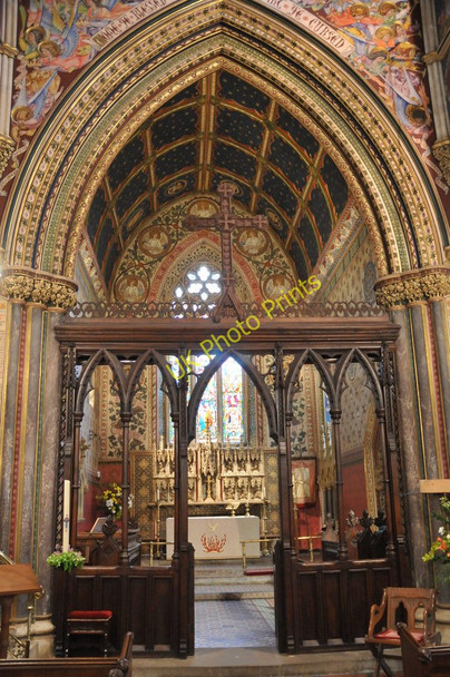 Photo 6"x4" Interior of Highnam church Highnam c2011
