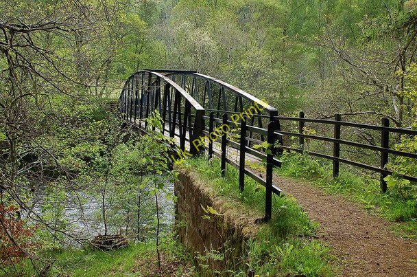 Photo 6"x4" Footbridge over the River Garry Invergarry c2011