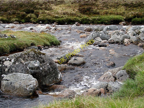 Photo 6"x4" The confluence of Allt Feith a' Mheallain and Uisge Labhair Creagan an Amair c2011