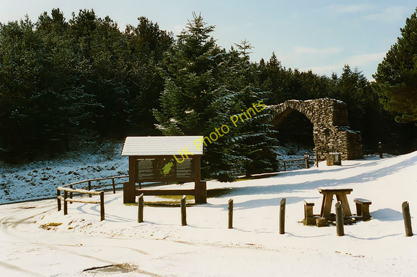 Photo 6"x4" The Arch in snow Cwmystwyth c1993