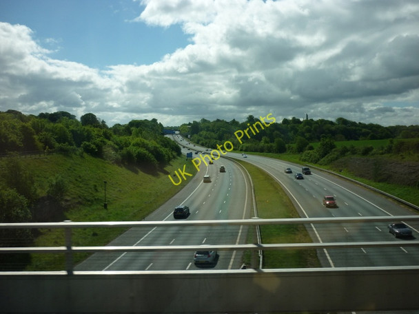 Photo 6"x4" Looking south along the A1M at Bramham Bramham c2011