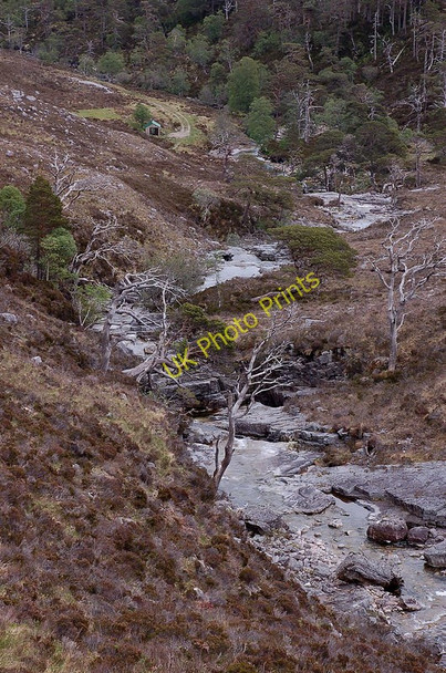 Photo 6"x4" The gorge of Easan Geal Coulin Lodge c2011