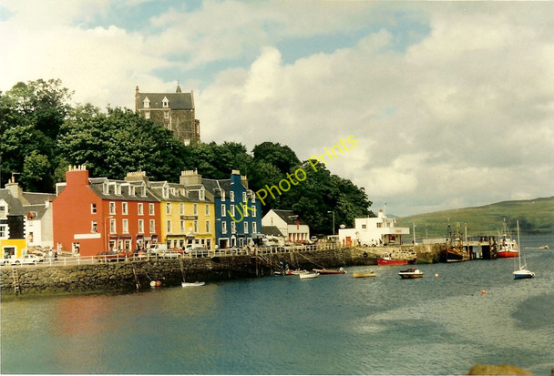 Photo 6"x4" Tobermory harbour Tobermory c1989