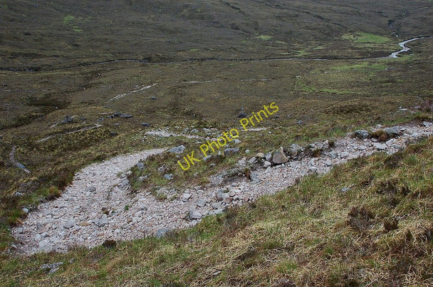 Photo 6"x4" Zigzag path up to Bealach a' Choire Ghairbh Coulags c2011